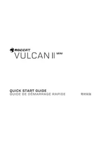 Notice ROCCAT VULCAN II MINI Clavier