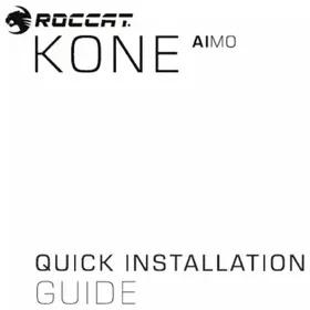 Notice ROCCAT KONE AIMO REMASTERED Souris