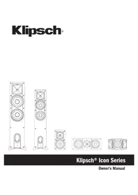 Notice KLIPSCH ICON KC25 扬声器