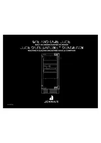 Notice JENN-AIR JUIFN15HM Ice Maker