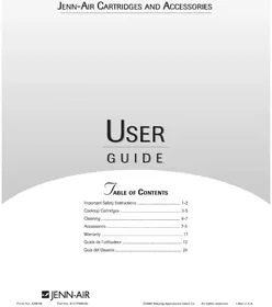 Notice JENN-AIR JEA8200ADX Cocina
