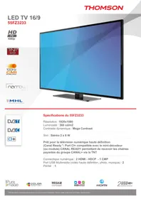 THOMSON 55FZ3233 - Téléviseur