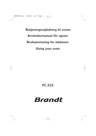 BRANDT FC222WN1 - Elektrisk ugn