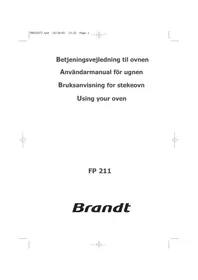 BRANDT FP211XN1 - Elektrisk ovn