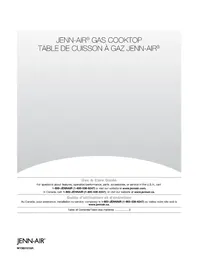 Notice JENN-AIR JGC2530EB Cooker