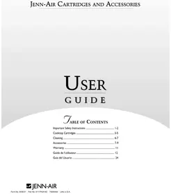 Notice JENN-AIR JGA8100ADW Cooker