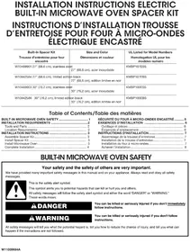 Notice JENN-AIR W10469903 Microwave Oven