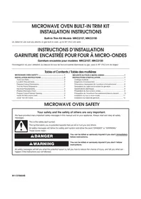 Notice JENN-AIR MKC2150AS Microwaves