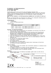 Notice Heitronic 45190 Prise murale