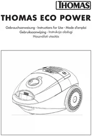 Notice THOMAS ECO POWER 2.0 Aspirateur