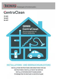 Notice THOMAS CENTRACLEAN 15301 Aspirateur