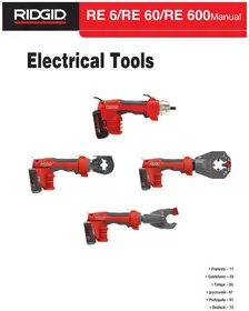 Notice RIDGID RBC30 Battery charger