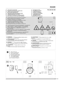 Notice JUNG TVA230NCWW Contrôleur de température