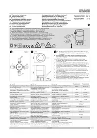 Notice JUNG TSA230NCWW Contrôleur de température
