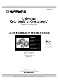 Notice HAYWARD UNIVERSAL COLORLOGIC Éclairage