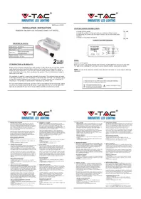 Notice V-TAC VT8025 Détecteur