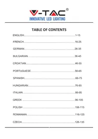 Notice V-TAC VT5134 Prise murale