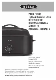 Notice BELLA 18QT TURKEY ROASTER Four électrique