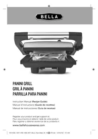 Notice BELLA 8.5" X 9.5" PANINI GRILL Gril électrique