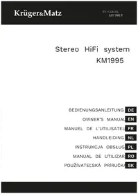 Notice Krüger&Matz KM1995 Luidspreker