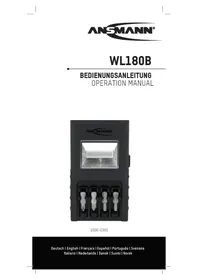 Notice ANSMANN WL180B Lighting
