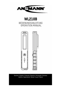 Notice ANSMANN WL210B Lighting