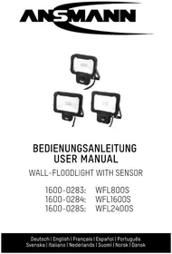 Notice ANSMANN WFL1600S Lamp