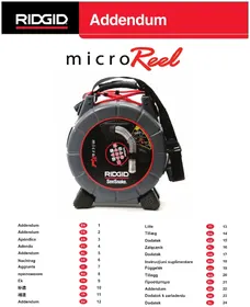 Notice RIDGID SEESNAKE MICROREEL Caméra d'inspection