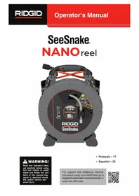 Notice RIDGID SEESNAKE NANOREEL Cámara de inspección