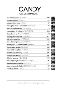 Notice CANDY FIDC B502 Vstavaná rúra