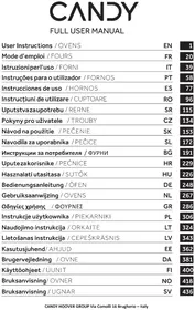 Notice CANDY FIDC X265 Inbyggnadsugn