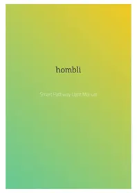 Notice Hombli SMART PATHWAY LIGHT Éclairage extérieur