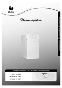 Notice BULEX THERMOSYSTEM Chaudière de chauffage central