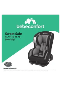 Notice BEBE CONFORT SWEET SAFE Bilbarnstol