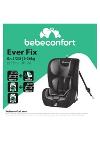 Notice BEBE CONFORT EVER FIX Bilbarnstol
