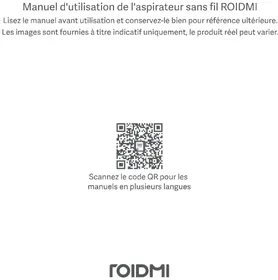 Notice Roidmi S1E Balai