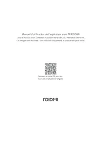 Notice Roidmi X20 Aspirateur