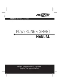 Notice ANSMANN POWERLINE 4 SMART Battery charger