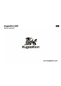 Notice Kugoo KIRIN G3 Scooter