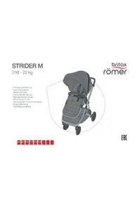 Notice Britax-Römer STRIDER M Poussette