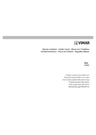 Notice Vimar 16582.B Interruttore programmabile