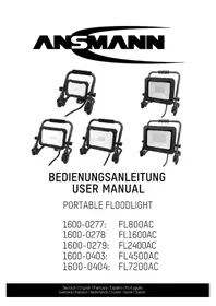 Notice ANSMANN FL7200AC Beleuchtung
