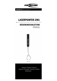 Notice ANSMANN LASERPOINTER 2IN1 Éclairage