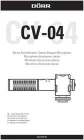 Notice Dörr CV04 Microphone