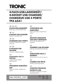 Notice TRONIC TPA 65A1 Chargeur USB