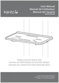 Notice Kanto MTMTRAY82 Support pour appareil mobile