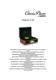 Notice Classic Phono TT120 Platine_disque