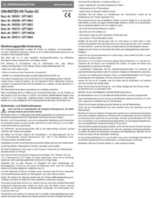 Notice GW Instek GPT9801 équipements de mesure