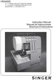 Notice SINGER HEAVY DUTY HD0450S Máquina de coser
