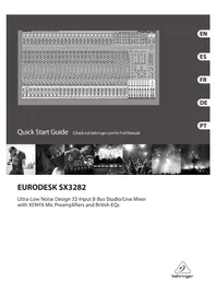 BEHRINGER Eurodesk SX3282 - Mixeur plongeant